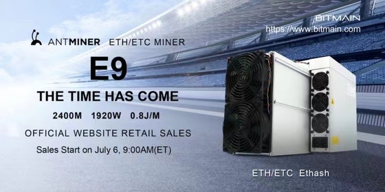 Puissance de calcul 2400M 1920W de 0.8J/M Asic Whatsminer E9Asic