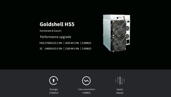 Poignée de main de Goldshell HS 5.4th