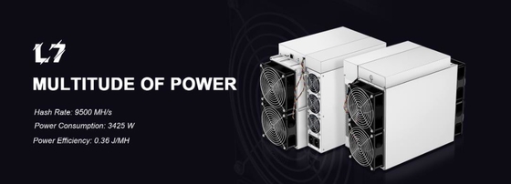 le crypto mineur Antminer L7 9500mh de 9160mh/S Asic Preorder Blockchain